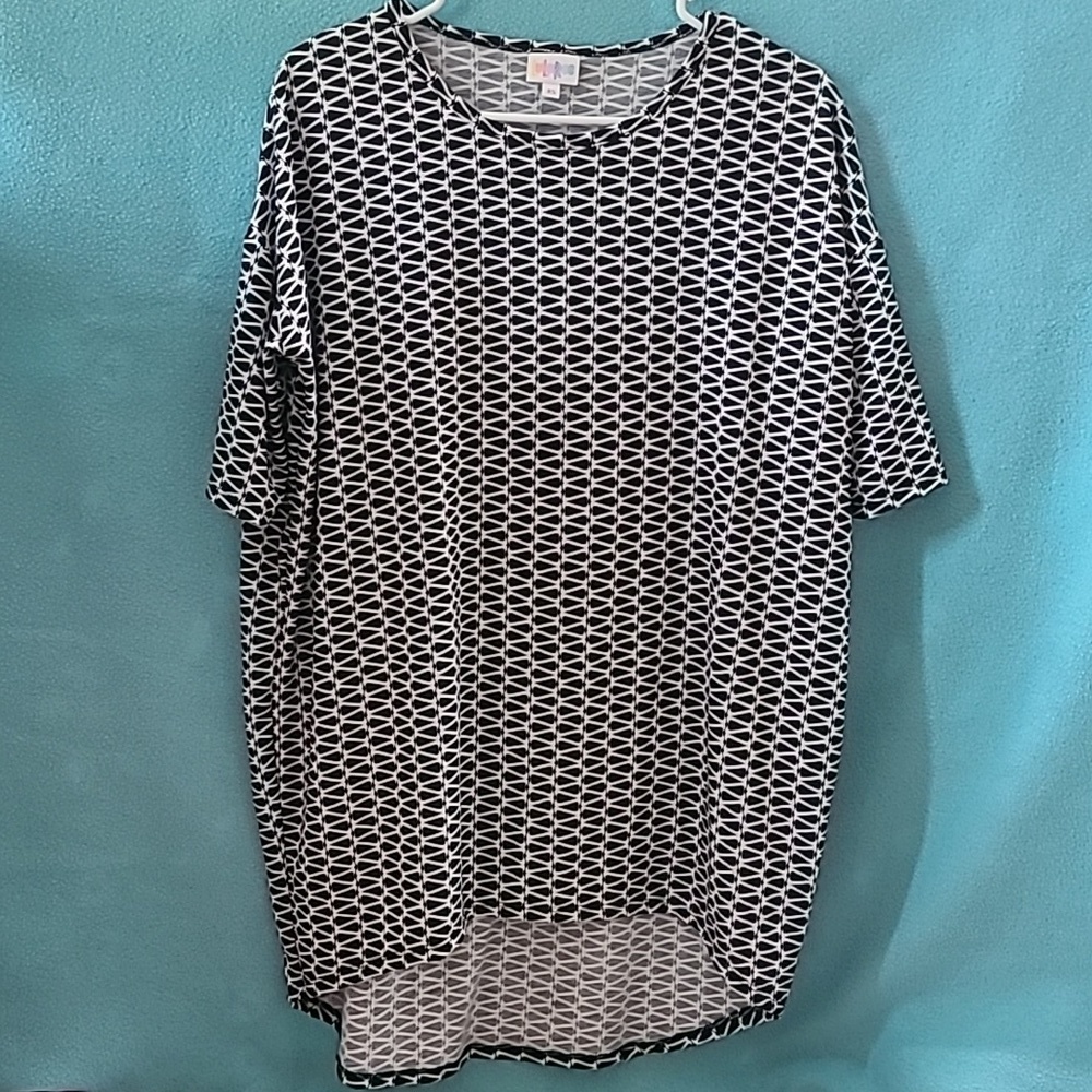 Lularoe Irma Size XS Black and White